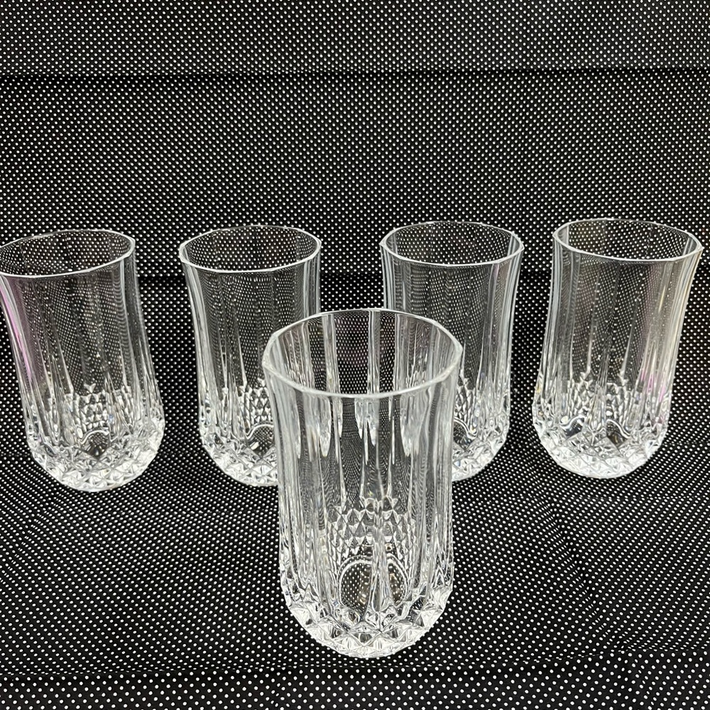 Crystal Clear Glass Tumbler Set